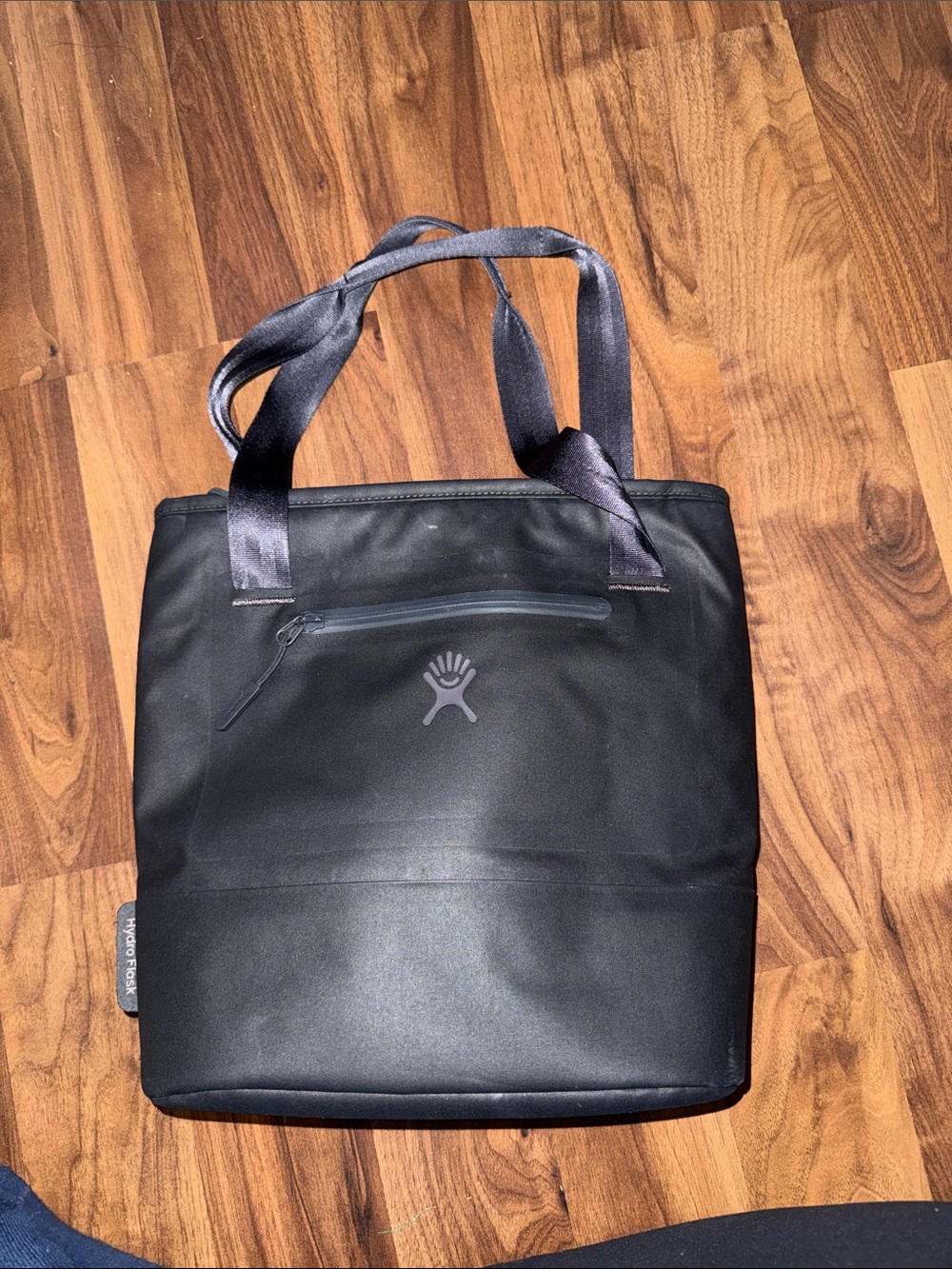 Hydro Flask Black lunch bag Tote with Front Zip Pocket